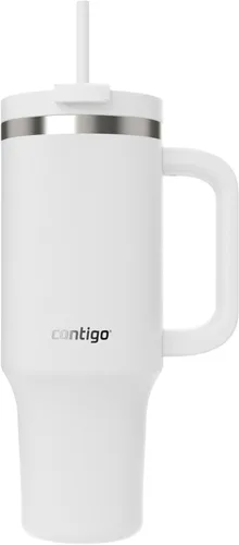 Vista 13 de Contigo Streeterville 30 onzas Vaso, Acero Inoxidable con Aislamiento al Vacío, Resistente a Fugas, Mantiene el Frío durante 29 Horas, Cabe
