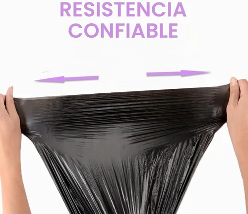 Vista 6 de Inwaysin - Bolsas de basura de 13 galones de alto, bolsas de basura negras biodegradables, 75 unidades 13Gal-Negro-75