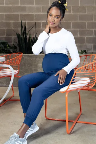 Vista 5 de Med Couture Pantalón deportivo de maternidad para mujer