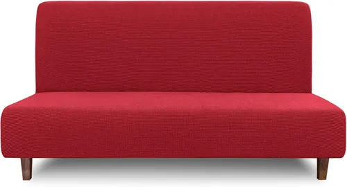 Vista 13 de Easy-Going Funda 100% Impermeable para Futón, Funda de Sofá Impermeable Doble para Futón, Funda de Sofá Jacquard Elástica, Protector de Muebles a