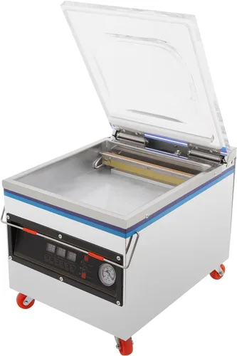Vista 10 de Sellador al vacío de cámara, máquina de envasado de cocina, sellador al vacío de cámara de alimentos de cocina, sellador al vacío de 110 V