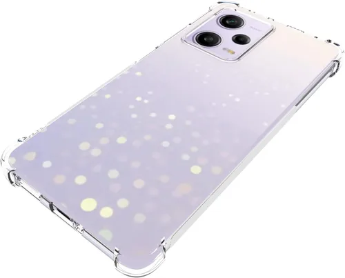Vista 5 de USTIYA Funda para Xiaomi Poco X5 Pro 5G/Redmi Note 12 Pro 5G Clear TPU Cuatro Esquinas Cubierta Protectora Transparente Suave