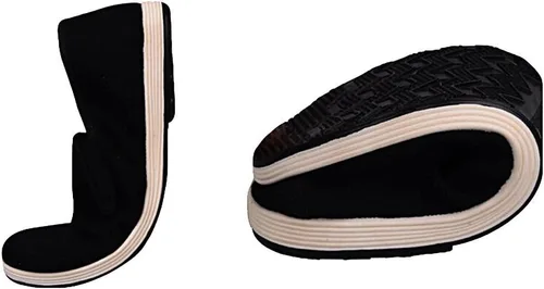 Vista 9 de APIKA Zapatos tradicionales chinos de Beijing antiguos Kung Fu Tai Chi, suela de goma, unisex, color negro