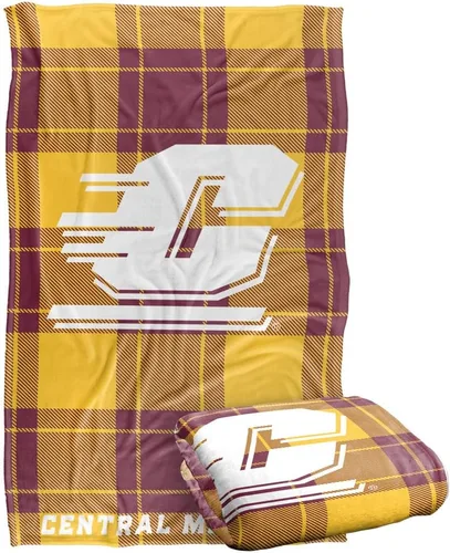 Vista 57 de LOGOVISION St John's University Campus Plaid Spirit Silky Touch Manta súper suave 36 x 58 pulgadas