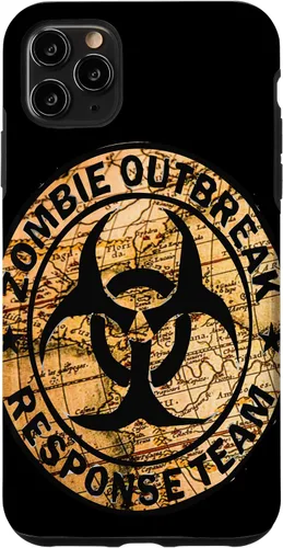 Vista 13 de iPhone 16 Funny Halloween Apocalypse Outbreak Zombie Response Team Case
