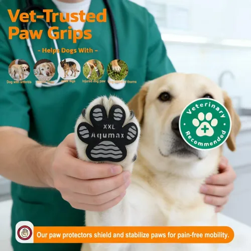Vista 7 de Protector de patas de perro, almohadillas de tracción antideslizante, asistente de paseo para perros mayores, calcomanías de pie para suelos