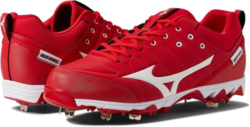 Vista 18 de Mizuno Tenis de béisbol Ambition 2 de 9 picos para hombre Blanco y negro (9000)