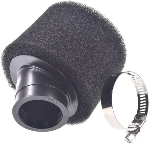 Vista 7 de Filtro de aire genérico de 38 mm con doble espuma en ángulo para motos de dirt bike, mini moto de 110 cc y 125 cc