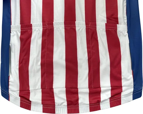 Vista 9 de Lo.gas Camiseta de ciclismo de Estados Unidos para hombre, manga corta, camisetas de ciclismo con bandera americana, ropa de bicicleta de carretera