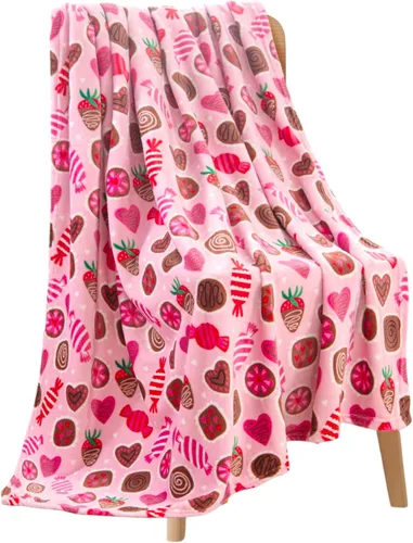 Vista 16 de Manta Tipo Throw de Vellón Suave como Terciopelo con Animales de Globos: Manta de Felpa de Terciopelo Acogedora con Diseño de Animales Rosa Oscuro