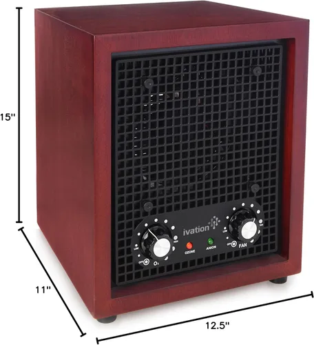 Vista 7 de Ivation Generador de ozono purificador de aire, ionizador y desodorizante, purifica hasta 3,500 pies cuadrados, ideal para polvo, polen, mascotas