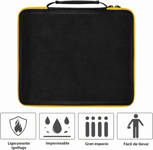 Vista 7 de khanka Funda para sierra caladora DEWALT 20V MAX XR DCS334B/DCS335B, solo funda