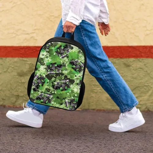 Vista 189 de HUGS IDEA Los animales frescos 3D niños escuela libro bolsa niños impresión mochilas, Baloncesto, Moderno