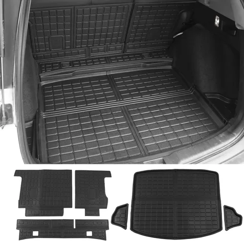 Vista 21 de powoq - Alfombrilla para maletero compatible con Honda CRV 2012-2016, revestimiento para cajuela TPE, alfombrilla de carga de repuesto para Honda
