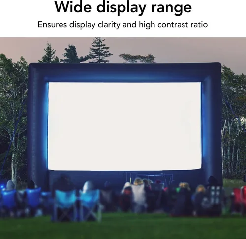 Vista 5 de Pantalla de proyector, pantalla de proyección plegable para película de campamento 0utdoor, cine al aire libre, pantalla de películas de proyector