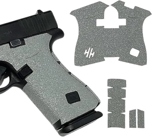 Vista 9 de Handleitgrips Handgun Grip Tape Compatible with Glock 43x and Glock 48 - Rubber Pistol Grip Wrap Tape, Easy Install Accessories, Veteran Owned, Made