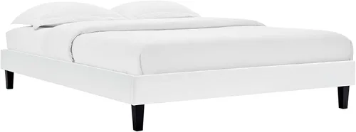 Vista 13 de Modway Plataforma Reign, individual, rosa polvorienta