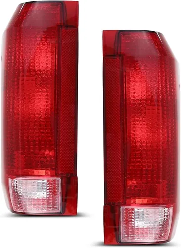 Vista 19 de PIT66 Luces Traseras, Compatible con Ford F150 2009 2010 2011 2012 2013 2014 Pickup SVT, Lente Negro, Acabado Cromado, Juego de Lámparas Traseras 1