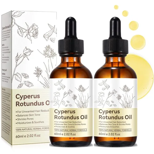 Vista 9 de Cyperus Rotundus - Suero inhibidor del cabello con aceite – Regreso lento, reduce la frecuencia de afeitado, calma la piel después de la depilación
