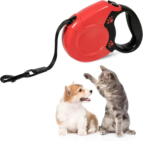 Vista 9 de PETCUTE Correa retráctil para caminar para perro, correa extensible de entrenamiento para perros, correas convenientes para perros pequeños