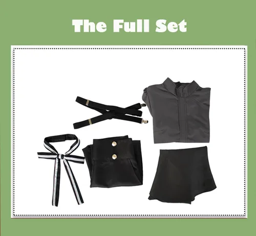 Vista 2 de Spy Room - Disfraz de cosplay de anime para niñas, conjunto completo, vestido de Halloween y Navidad