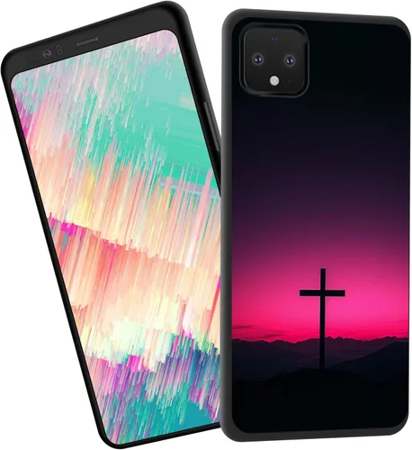 Vista 127 de Funda delgada para Google Pixel 4 XL, funda delgada de silicona de TPU suave a prueba de golpes para Google Pixel 4 XL, astronauta Galaxy