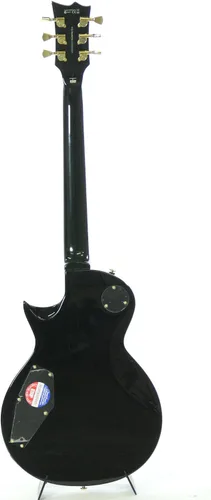 Vista 4 de Guitarra Eléctrica LTD ESP de cuerpo sólido, con acaba en verde See Thru Green (LEC256STG EC256), Negro