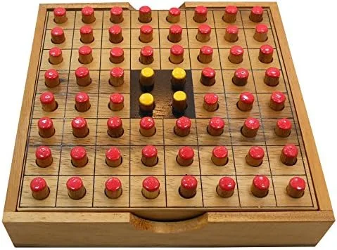 Vista 2 de Winshare Puzzles and Games Othello/Reversi - Juego de estrategia de madera tamaño viaje