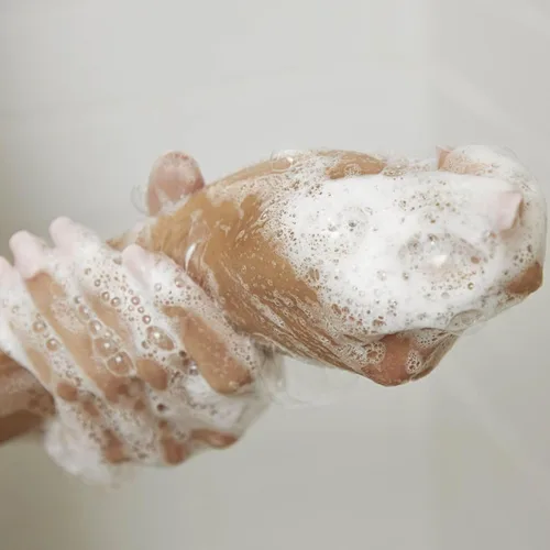 Vista 2 de Tea Tree Champú restaurador de cáñamo y gel de baño, limpiador 2 en 1, para todo tipo de cabello