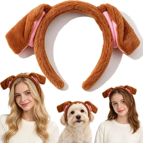 Vista 19 de KICOSY Diadema de orejas de animal de felpa, accesorios para el cabello Rana