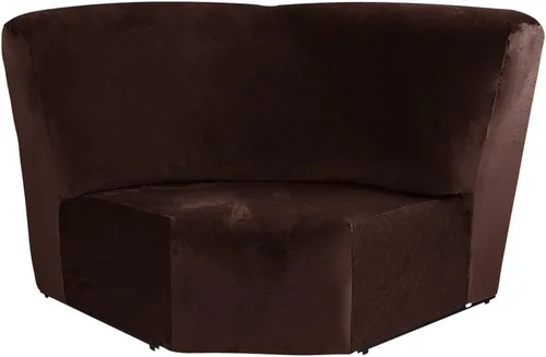 Vista 19 de Funda de terciopelo para sofá esquinero, 1 pieza adicional para asiento esquinero, protector para sofá reclinable en forma de L, decoración