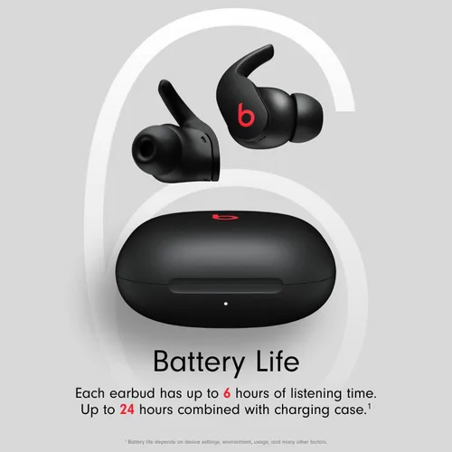 Vista 7 de Beats Fit Pro con tarjeta de regalo de Amazon de $25 - Beats Black
