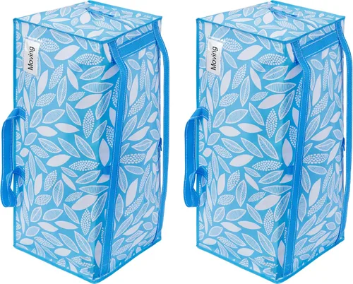 Vista 103 de VENO Paquete de 6 bolsas de mudanza resistentes con correas de mochila, cremalleras y asas, bolsas de embalaje extragrandes para artículos