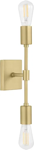 Vista 10 de Linea di Liara Berbella - Aplique de pared dorado moderno, aplique de pared para baño, apliques de pared para pasillo, lámpara de pared para latón