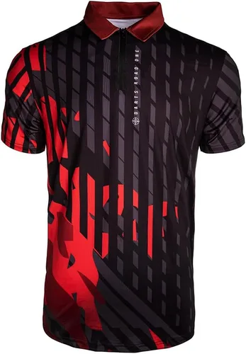 Vista 4 de CUESOUL Darts Road ONE - Camisa de dardos transpirable que se puede personalizar para equipos