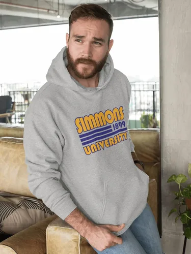 Vista 3 de Retro Simmons University Hooded Sweatshirt