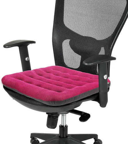 Vista 7 de SINOSSO Cojín para Silla de Oficina con Excelente Efecto de Soporte 1 Paquete, Cojín de Asiento de Escritorio/Computadora de Malla de Aire de Lujo