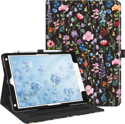 Vista 16 de Fintie Multi-Angle Viewing Case for iPad 9th/8th/7th Generation 10.2 Inch Negro