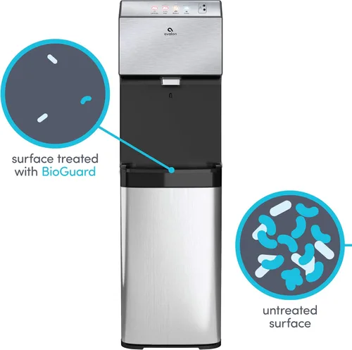 Vista 5 de Avalon Dispensador de agua eléctrico sin contacto y sin botella con BioGuard - 3 temperaturas, reloj digital con control de temperatura