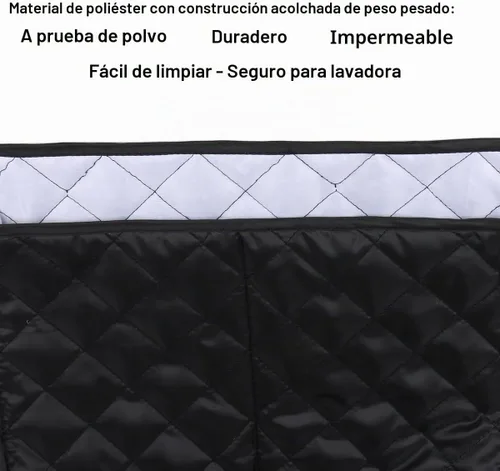 Vista 4 de Funda protectora a prueba de polvo para batidora de pie Evermarket con bolsillo y bolsa organizadora para Kitchenaid, Sunbeam, Cuisinart, Hamilton