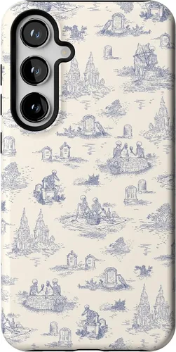 Vista 462 de Casely Funda para Galaxy S9 Postura de cadáver Yoga de esqueleto Diseño protector delgado esencial de doble capa