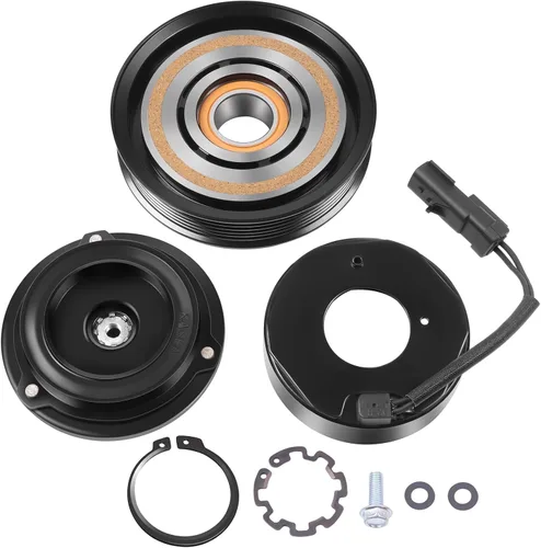 Vista 19 de ECCPP Embrague de compresor de CA apto para Ford para F-150 4.2L 4.6L 5.4L 1997-2006 Embrague de CA de enfriamiento rápido