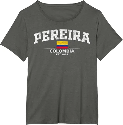 Vista 70 de Camiseta Pereira Colombia, Negro
