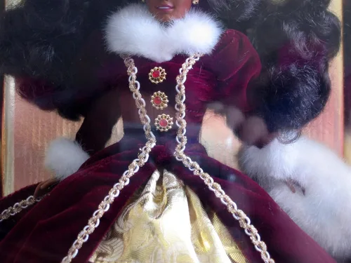 Vista 3 de 1996 Afroamericano Felices Fiestas Barbie