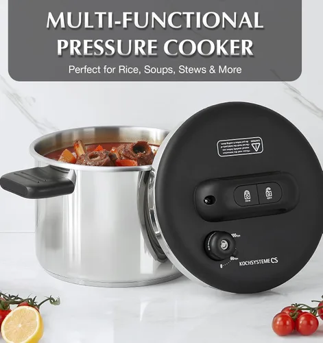 Vista 7 de KOCH SYSTEME CS Olla a presión de acero inoxidable 4.2QT, Olla de Presion