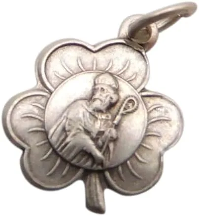 Vista 4 de Westmon Works San Patricio - Colgante irlandés con diseño de San Patricio de Irlanda, paquete de joyas con pequeña medalla de la leyenda