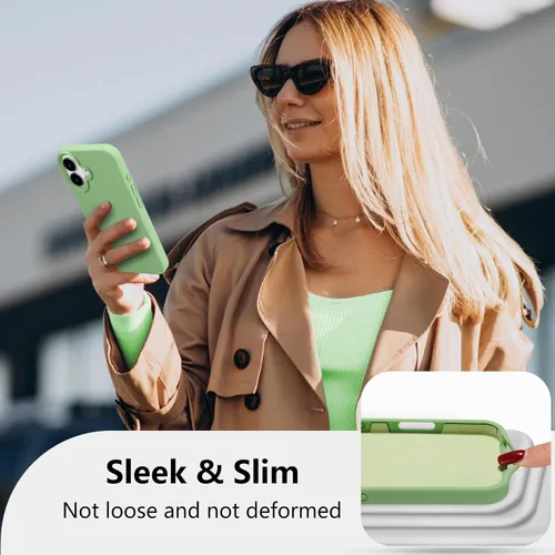 Vista 55 de Funda magnética de silicona para iPhone 13 Pro, color blanco antiguo [Compatible con Magsafe] [Forro de microfibra suave antiarañazos], funda