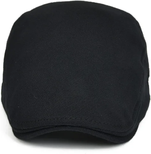 Vista 2 de VOBOOM Hombres Newsboy Cap Algodón Flat Ivy Gatsby Driving Hat