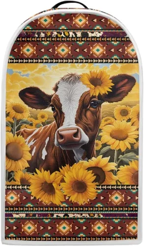 Vista 2 de Aztec Cow - Funda para batidora de girasoles con mango superior, ligera, lavable, para cocina, cafetera, decoración de procesadores de alimentos
