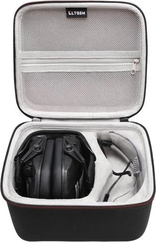 Vista 9 de LTGEM - Funda para orejeras delgadas de Walker's Razor, bolsa de transporte protectora de viaje de almacenamiento duro